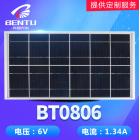 多晶太阳能板(8w6v)