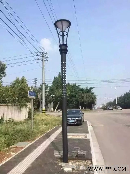 贵州都匀市常州厂家供应广场园林新型景观灯庭院灯上海亚明太阳能灯