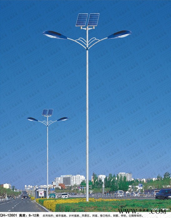 太阳能灯 LED太阳能路灯 定制太阳能路灯 风光互补路灯 通德 QH10901 LED太阳能灯 **图4