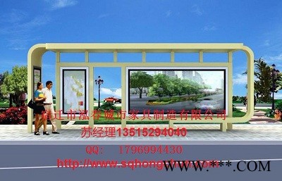 太阳能广告候车亭灯箱  泓春灯箱A001 太阳能灯箱图3