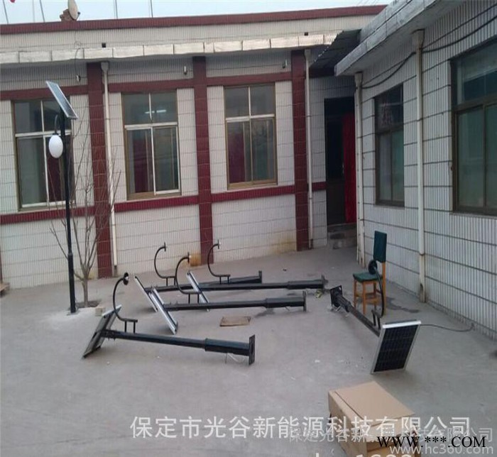 河北廊坊公园太阳能灯 庭院灯 户外照明路灯图3