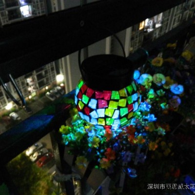 供应BSVBSV-SL00 太阳能灯阳光碎花罐LED灯