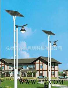 直销led太阳能灯6米30W户外防水挑臂道路灯新农村太阳能路灯