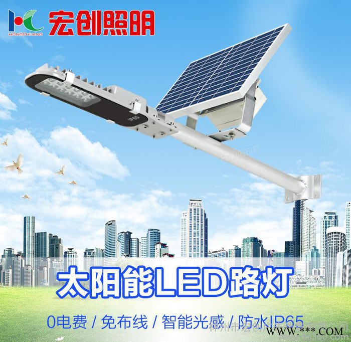 太阳能路灯户外防水新农村太阳能灯庭院灯家用LED小区路灯高杆图3
