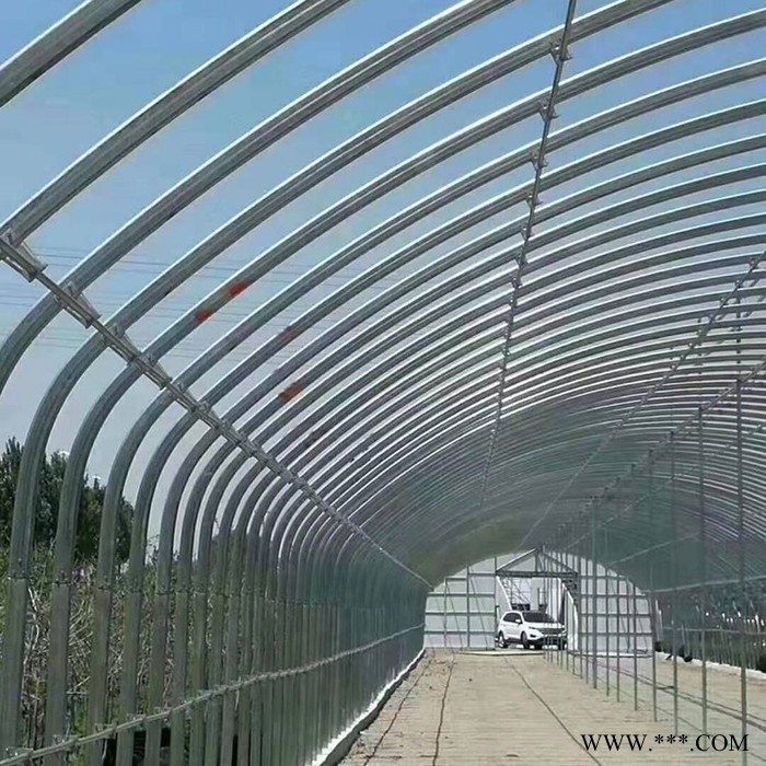 曲靖 抗震可调节光伏支架骨架大棚图5