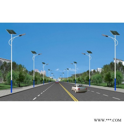 太阳能风机发电6米路灯锂电池太阳能新农村路灯道路灯高杆太阳能 太阳能路灯