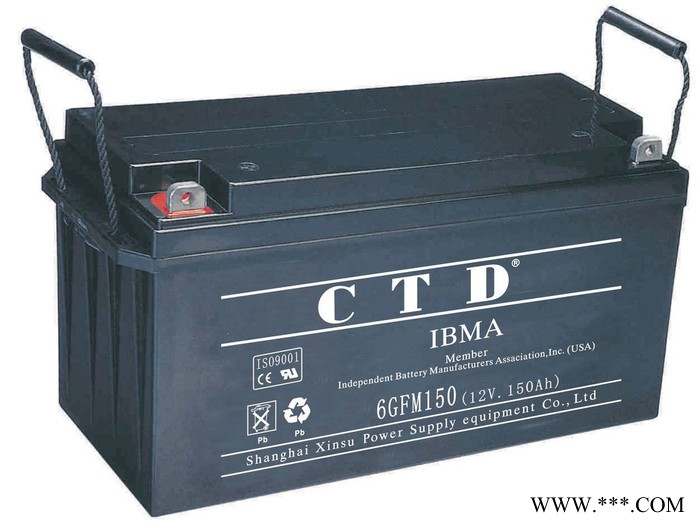 CTD西替帝6GFM120/12V120AH阀控式密封蓄电池 太阳能储备电源 风力发电 消防应急照明UPS不间断电源