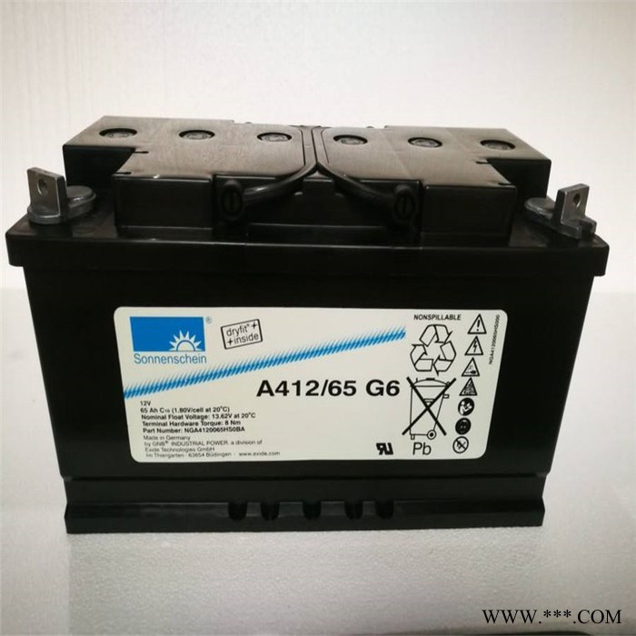 阳光 Sonnenschein蓄电池A412/5.5SR 12V5.5AH免维护阀控式储能电池