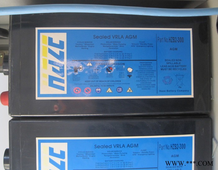海志HZB2-300美国HAZE海志蓄电池HZB2-300船舶信号灯UPS EPS应急电源2V300ah应急储能/UPS图4