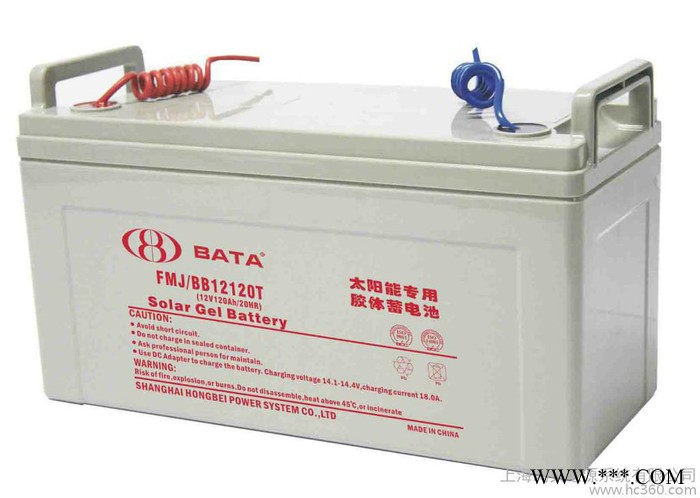 供应BATA鸿贝鸿贝厂家12V150AH太阳能胶体蓄电池**价廉