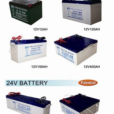 江苏重电太阳能路灯用12V80AH胶体蓄电池