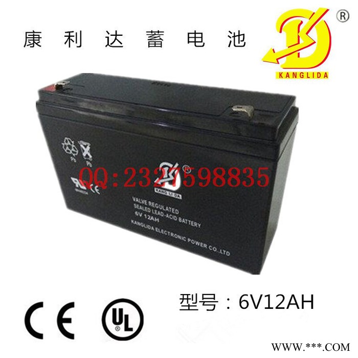 康利达6V12AH 电动玩具采棉机太阳能庭院灯用免维护蓄电池 过充过放能力强图6
