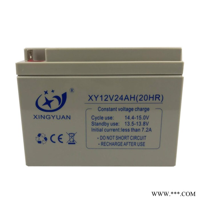 兴源XY12-24 免维护铅酸蓄电池 消防安防主机电源 太阳能路灯电池 ups电池图2