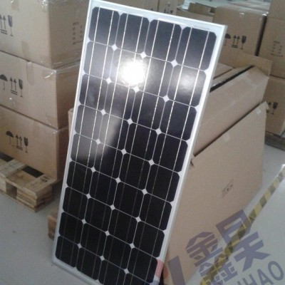单晶硅100W太阳能电池板 100W18V单晶太阳能组件 1