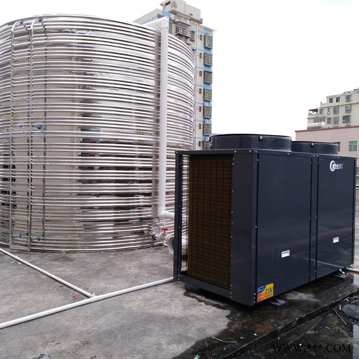 低价供应 腾波TengBo 3P/5P商用空气能热泵热水器 坪山酒店工地宾馆出租屋医院学校太阳能空气能热水工程