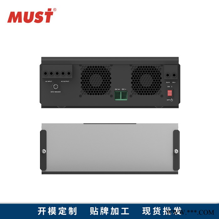 太阳能光伏发电系统4KW家用离并网逆变器 MUST美世乐高频混合逆变器用于屋顶发电，车棚发电混合光伏逆变器图3