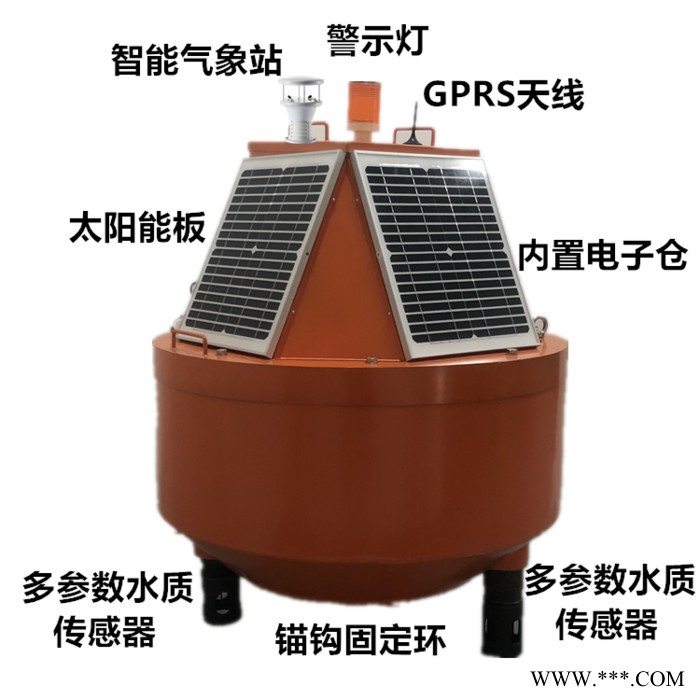 HR/昊仁轻型浮标，水质监测浮标站，监测浮标，常规五参数，养殖水质监测系统，养殖专