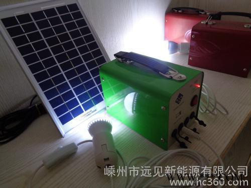 5W分体太阳能发电系统VS-1205太阳能直流照明系统家用便携式太阳能系统