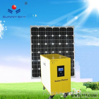供应sunnysky太阳能发电系统，太阳能户用电源系统，应急用
