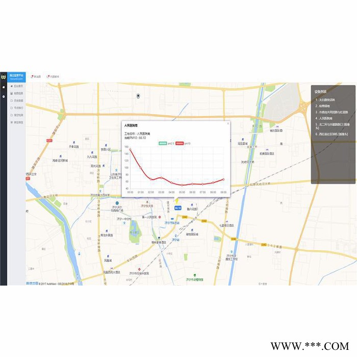 扬尘空气检测仪 pm2.5在线监测仪 TSP工地扬尘在线监测系统图6