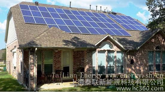 泰联新能源2000W居民屋顶太阳能光伏电站系统工程