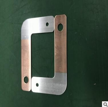 订做铜铝复合一体化铜软连接片 正负极连接软铜片 铜导电连接片图2