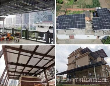 太阳能发电系统220V工厂全套并网户外家用光伏阳光房板屋顶楼防晒图2