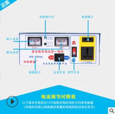 逆变充电一体机12转220V家用电瓶充电器修工频正波逆变器电源转换图2
