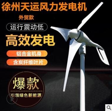 厂家生产小型微风风力发电机 铝合金小型风力发电机图2