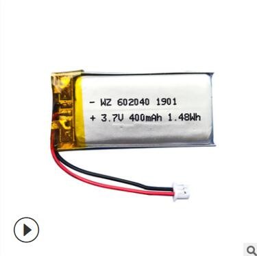 聚合物锂电池厂家602040（450mAh）3.7v按摩棒VR眼镜探测器录音笔图3