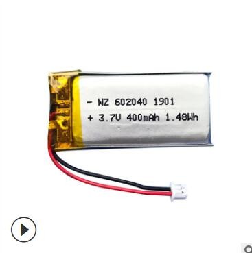 聚合物锂电池厂家602040（450mAh）3.7v按摩棒VR眼镜探测器录音笔图2