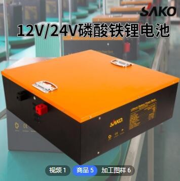 SAKO12v锂电池大容量 光伏太阳能风能发电系统储能磷酸铁锂电池图3