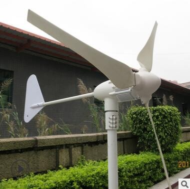 广东厂家500W微型小型风力发电机12v/24V低速发电机家庭用风能图2