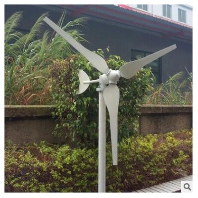 供应100w小型风力发电机便携式风能发电机家用路灯监控用轻巧方便