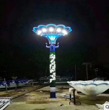 户外防水圆形草地灯LED别墅过道庭院装饰花园草坪灯图2