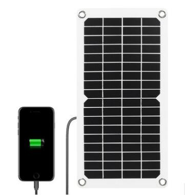 10瓦 10W 5V USB输出太阳能充电板 单晶硅太阳能移动电源图3