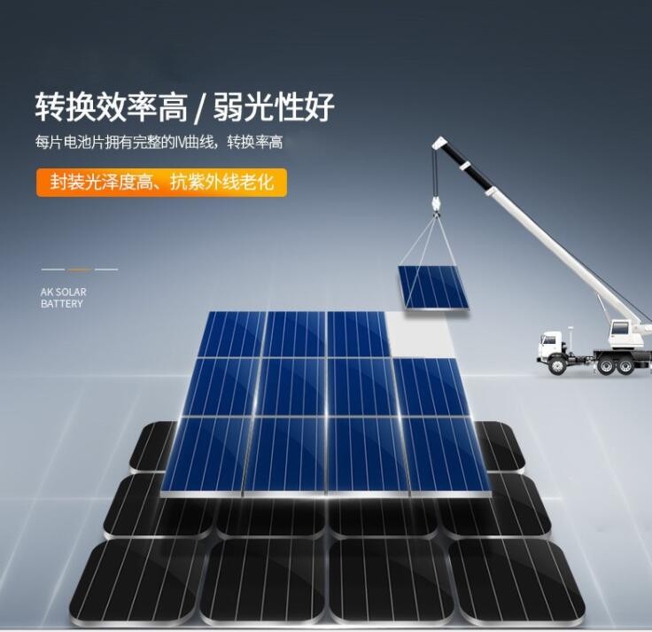 全新批发 90W 太阳能电池板 多晶硅充发电光伏组件 solar panel图2