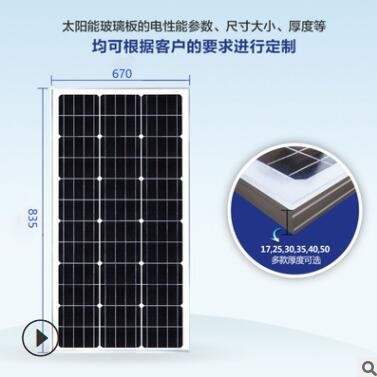 厂家定制90W太阳能电池板单晶硅光伏组件充电发电板solar panel图3