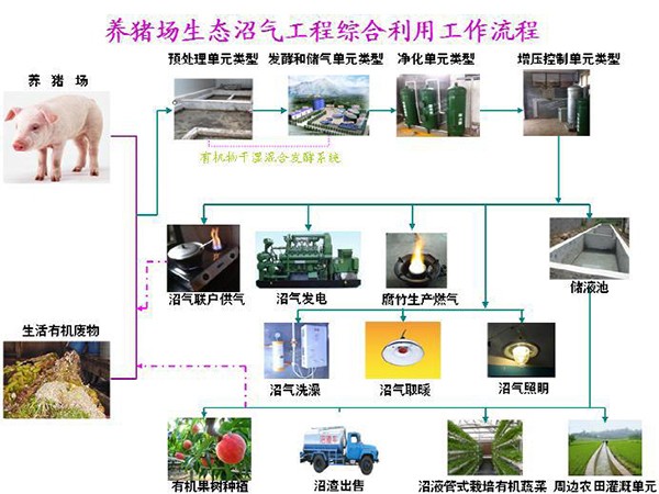 养猪场生态沼气工程