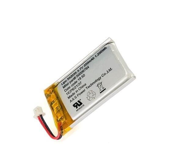 552035 3.7V 350mAh聚合物锂电池蓝牙耳机仓玩具数码欧洲美国KC