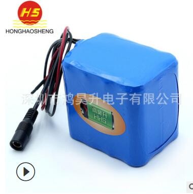 18650锂电池 12V 通信基站太阳能供电系统水利监控100A 充电电池