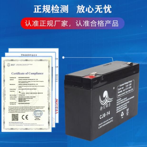 6V14AH蓄电池车位锁报警器儿童电动玩具车电瓶6伏电池 6v12ah10ah图2