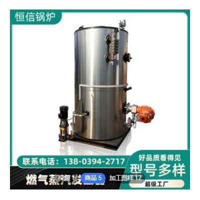 200公斤全自动蒸汽锅炉 节能环保 立式 200KG燃气蒸汽发生器