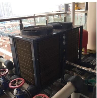 医院热水工程空气能热水器机组 15P/20匹 空气源热泵主机出口图2