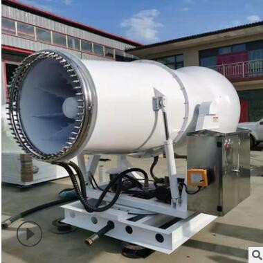 防冻伴热型雾炮机、煤场固定式远程射雾器 除尘雾炮机图3