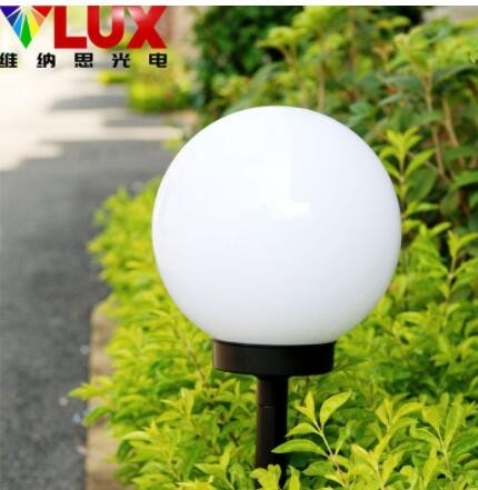 太阳能插地球泡灯 太阳能地插圆球灯 太阳能插地草坪球泡灯图3