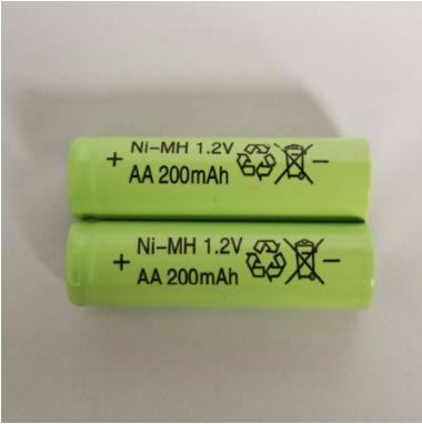 工厂供应 镍氢 5号 AA200mAh 充电电池 草坪灯 警示灯 玩具