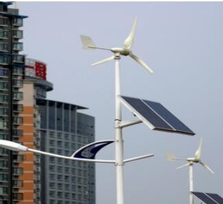 户外一体化太阳能路灯 4米6米8米10米市电风光互补太阳能风能路灯