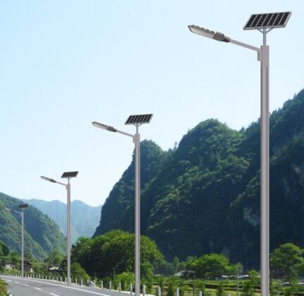 6米太阳能路灯新农村户外市电8米LED道路照明一体化智慧路灯杆图2