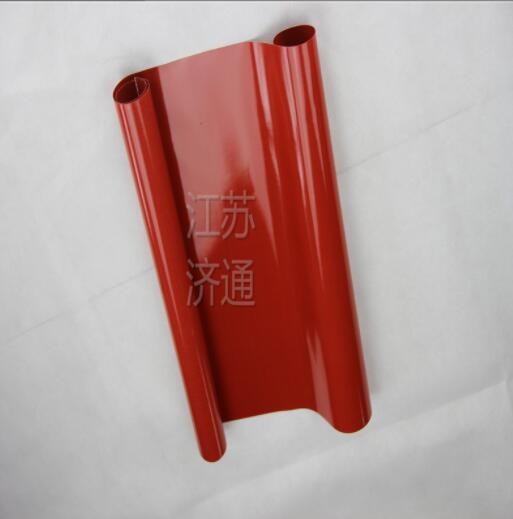 0.45mm厚 防火帘用红色硅胶布 耐温 阻燃图3